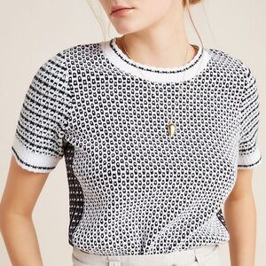 Anthropologie KEATON Short Sleeve Sweater… Perfect for Spring! Size XS
